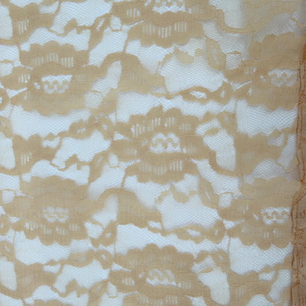 Vintage CW Classics Floral Lace Button-Up Shirt size XL Sheer Antique Beige - Picture 13 of 16